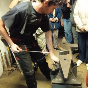 Návštěva uměleckého kováře