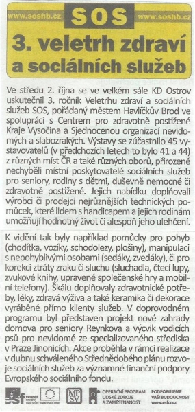 3. veletrh zdraví a sociálních služeb
